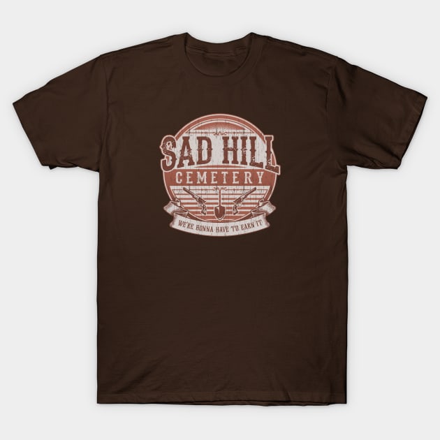 Sad Hill Cemetery T-Shirt by dustbrain